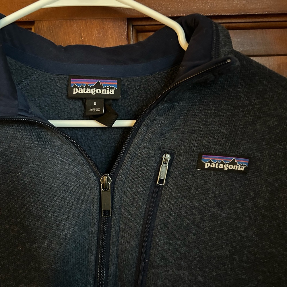 •Patagonia• men’s navy better sweater quarter zip - Picture 3 of 4